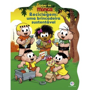 Livro Turma da Mônica Reciclagem Uma Brincadeira Sustentável Ciranda Cultural