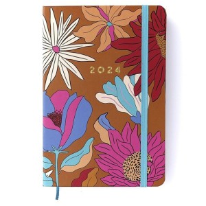 Agenda Planner Diária Tropicália Caramelo 2024 Cicero