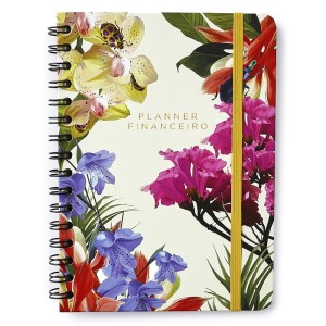 Agenda Planner Permanente Wire-o Financeiro Joia Natural A5 Insecta Dia 2024 Cicero
