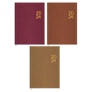 Agenda Executiva Diária Costurada Torino Cores M5 2024 Tilibra