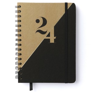 Agenda Planner Semanal Wire-o Notas A5 Kraft 2024 Cicero