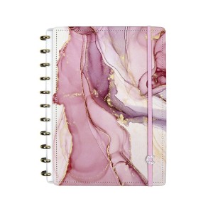 Caderno Inteligente Agatha Rosa Grande 80 Folhas