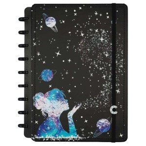 Caderno Inteligente Poeira das Estrelas Gocase Grande 80 Folhas