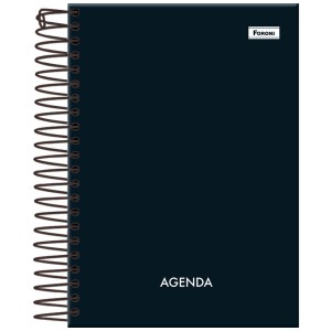 Agenda Espiral Cliff Preta 2024 Foroni