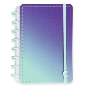 Caderno Inteligente Mystic Glow Planeta das Gêmeas Grande 80 Folhas